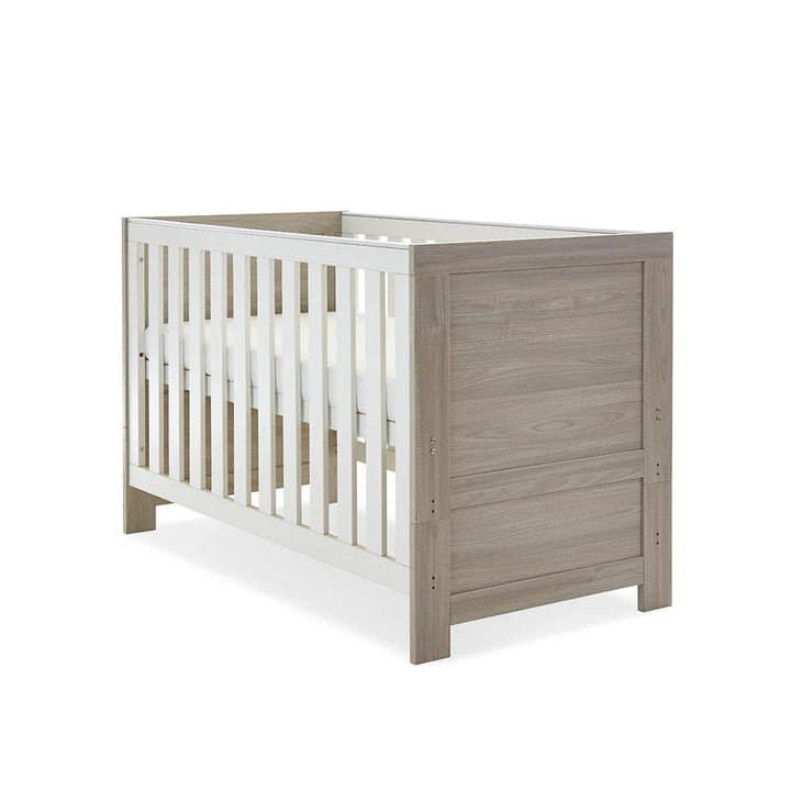 OBABY Nursery Furniture OBaby Nika Mini 3 Piece Room Set - Grey Wash & White