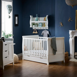 OBABY Nursery Furniture Obaby Stamford Classic Sleigh (2 Piece) Room Set - White