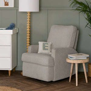 OBABY Nursing Chairs OBaby Madison Electric Swivel Glider Recliner Chair - Truffle