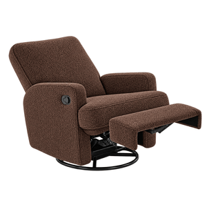 OBABY Nursing Chairs Obaby Madison Swivel Glider Recliner Chair - Chocolate [EXCLUSIVE]