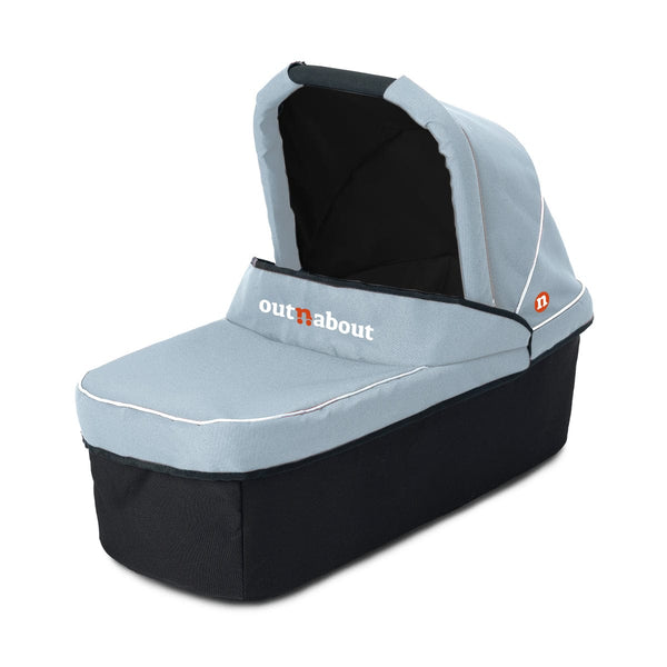 Out n About CARRYCOTS Out n About Double Carrycot - Rocksalt Grey (V5)