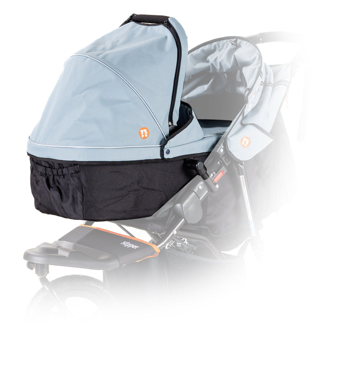 Out n About CARRYCOTS Out n About Single Carrycot - Rocksalt Grey (V5)