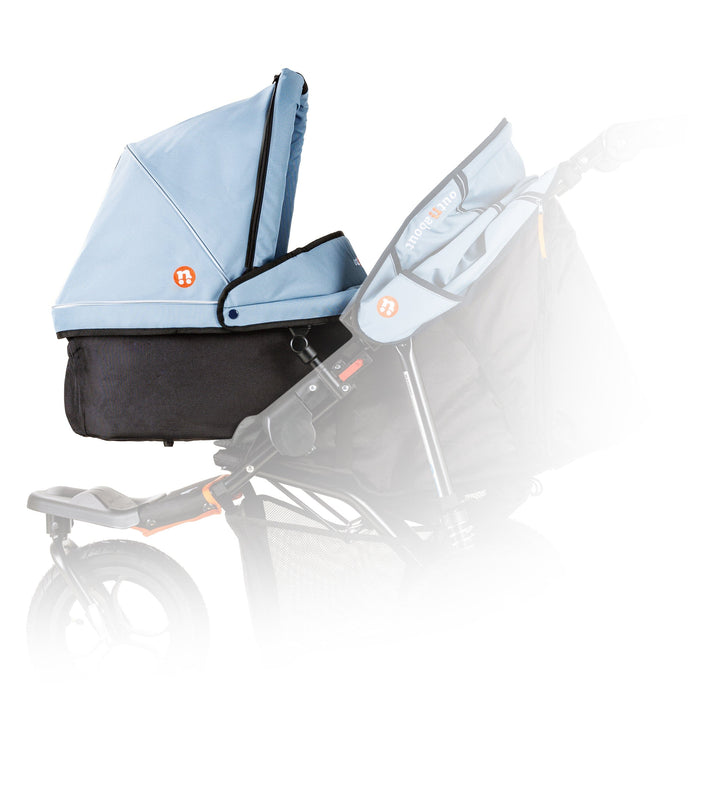 Out n About CARRYCOTS Out n About Single Carrycot - Rocksalt Grey (V5)