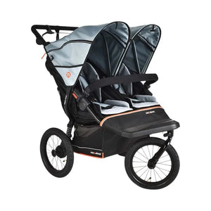 Out n About double pushchairs Out N About Nipper Double V6 Plus Pushchair - Rocksalt Grey