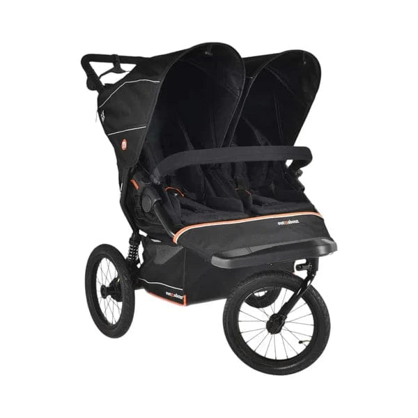 Out n About double pushchairs Out N About Nipper Double V6 Plus Pushchair - Summit Black