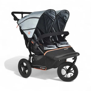 Out n About double pushchairs Out N About Nipper Double V6 Pushchair - Rocksalt Grey