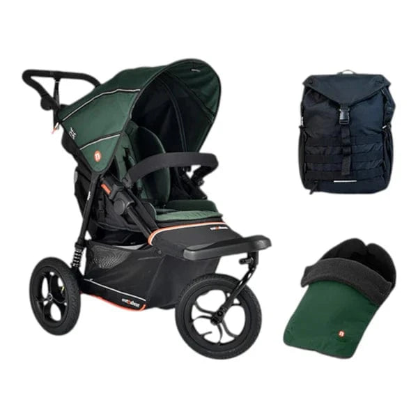 Out n About Out N About Nipper V6 Adventure Bundle - Sycamore Green