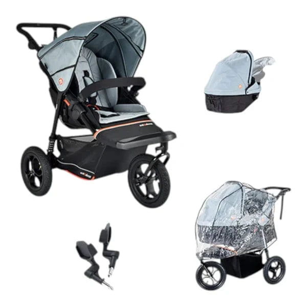 Out n About Out N About Nipper V6 Newborn Bundle - Rocksalt Grey