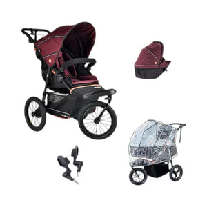 Out n About Out N About Nipper V6 Plus Newborn Bundle - Brambleberry Red