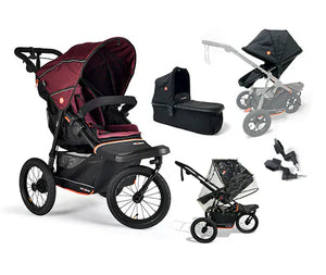 Out n About Out N About Nipper V6 Plus (Switch) Newborn Bundle - Brambleberry Red