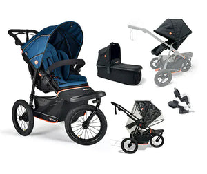 Out n About Out N About Nipper V6 Plus (Switch) Newborn Bundle - Highland Blue