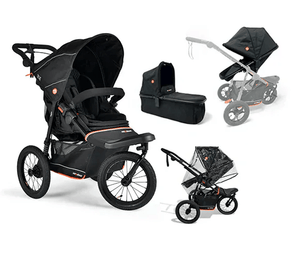 Out n About Out N About Nipper V6 Plus (Switch) Newborn Bundle - Summit Black
