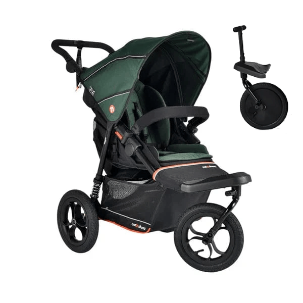 Out n About Out N About Nipper V6 Pushchair with FREE Front Rider - Sycamore Green