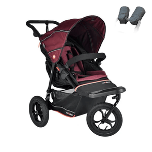 Out n About Out N About Nipper V6 Pushchair with FREE Handmuff - Brambleberry Red