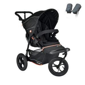Out n About Out N About Nipper V6 Pushchair with FREE Handmuff - Summit Black