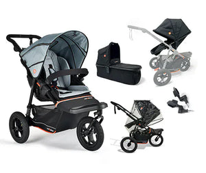 Out n About Out N About Nipper V6 (Switch) Newborn Bundle - Rocksalt Grey