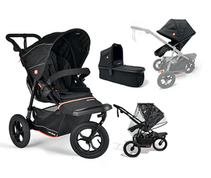 Out n About Out N About Nipper V6 (Switch) Newborn Bundle - Summit Black