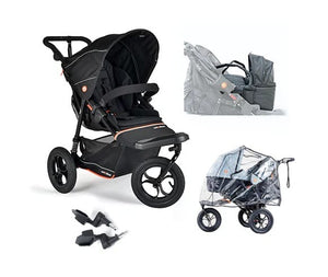 Out n About Prams & Pushchairs Out N About Nipper V6 Newborn Pod Bundle - Summit Black