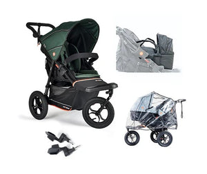 Out n About Prams & Pushchairs Out N About Nipper V6 Newborn Pod Bundle - Sycamore Green