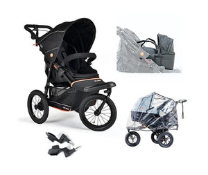 Out n About Prams & Pushchairs Out N About Nipper V6 Plus Newborn Pod Bundle - Summit Black
