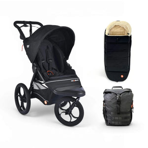 Out n About Pushchairs Out N About Nipper Compact Adventure Bundle - Black