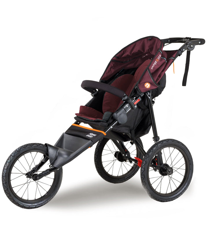 Out n About Pushchairs Out n About Nipper Sport V5 Single Pushchair - Brambleberry Red