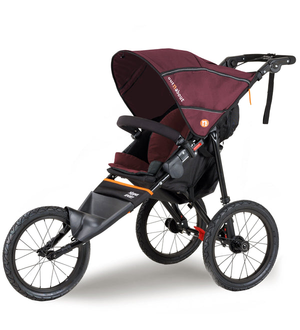 Out n About Pushchairs Out n About Nipper Sport V5 Single Pushchair - Brambleberry Red