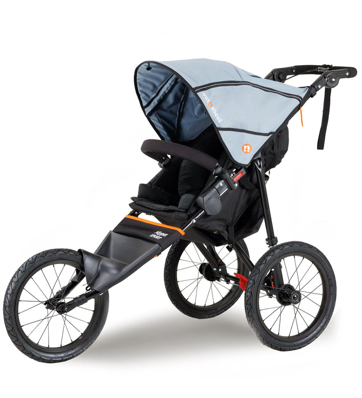 Out n About Pushchairs Out n About Nipper Sport V5 Single Pushchair - Rocksalt Grey