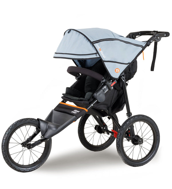 Out n About Pushchairs Out n About Nipper Sport V5 Single Pushchair - Rocksalt Grey
