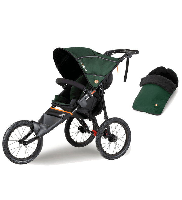 Out n About Pushchairs Out n About Nipper Sport V5 Single Pushchair - Sycamore Green