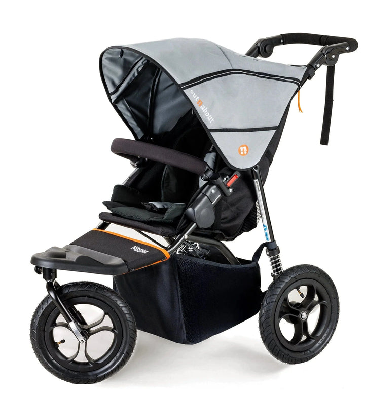 Out n About Pushchairs Out N About Nipper V5 All-Terrain Adventure Bundle - Rocksalt Grey