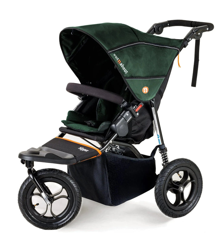 Out n About Pushchairs Out N About Nipper V5 All-Terrain Adventure Bundle - Sycamore Green