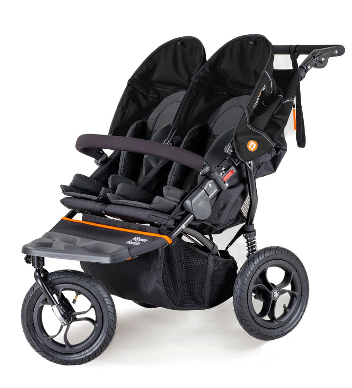 Out n About Pushchairs Out n About Nipper V5 Double Pushchair Starter Bundle - Summit black