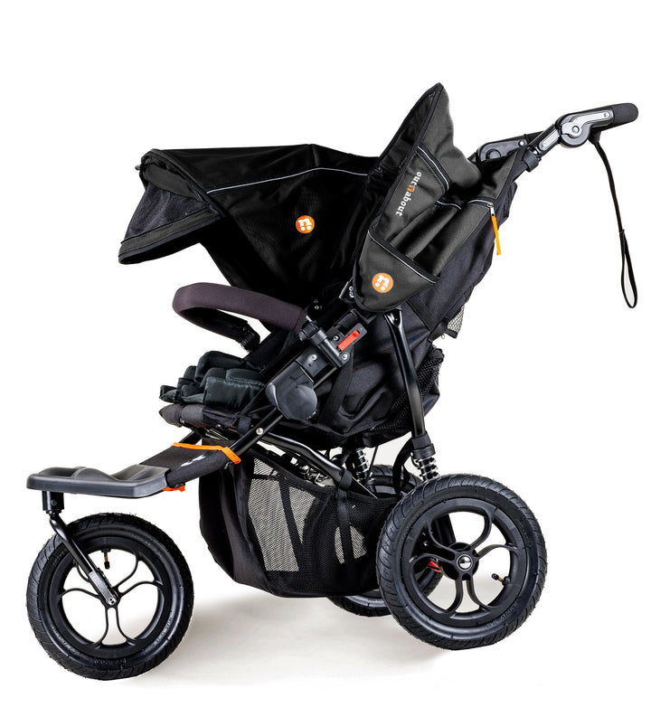 Out n About Pushchairs Out n About Nipper V5 Double Pushchair - Summit Black