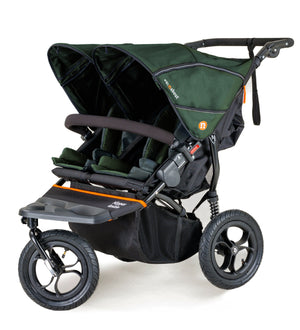 Out n About Pushchairs Out n About Nipper V5 Double Pushchair - Sycamore Green