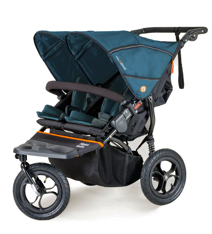 Out n About Pushchairs Out n About Nipper V5 Double Pushchair Twin Bundle - Highland Blue