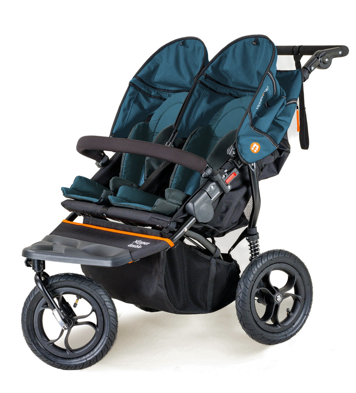 Out n About Pushchairs Out n About Nipper V5 Double Pushchair Twin Bundle - Highland Blue