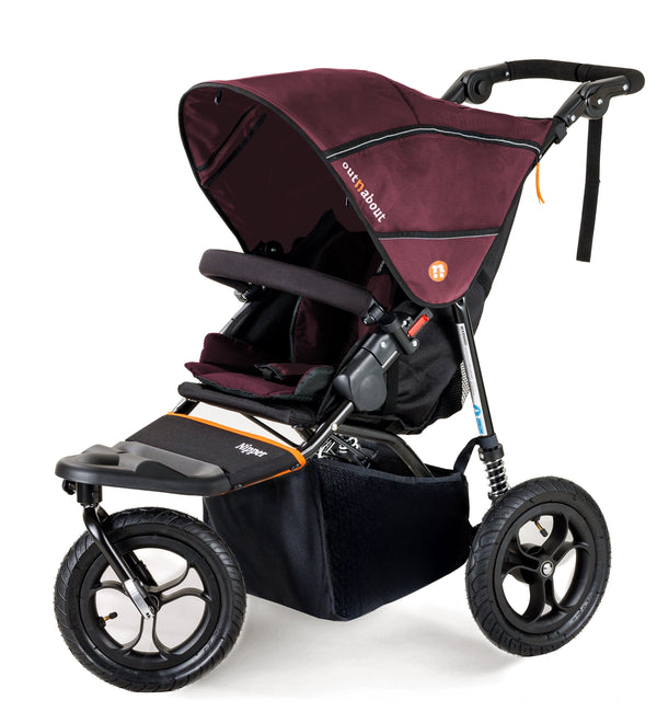 Out n About Pushchairs Out n About Nipper V5 Single Pushchair - Bramble Berry