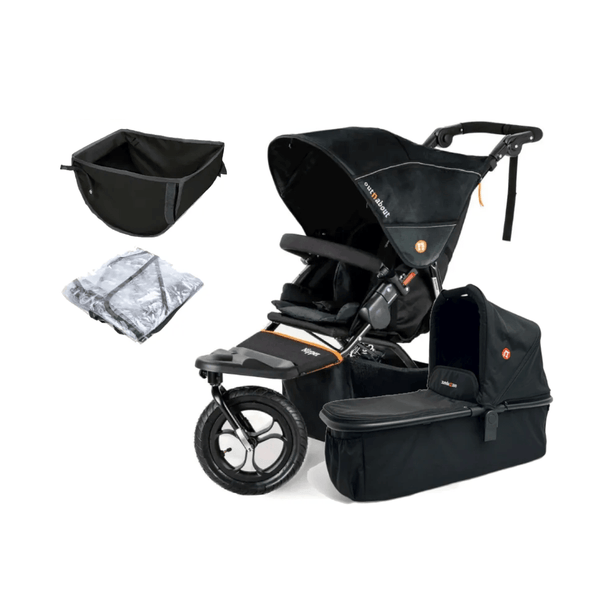 Out n About Pushchairs Out n About Nipper V5 Single Pushchair & Nipper Switch - Summit Black