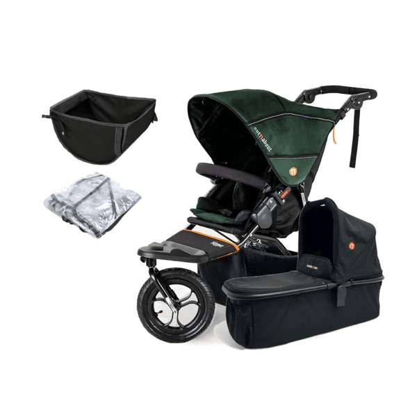 Out n About Pushchairs Out n About Nipper V5 Single Pushchair & Nipper Switch - Sycamore Green
