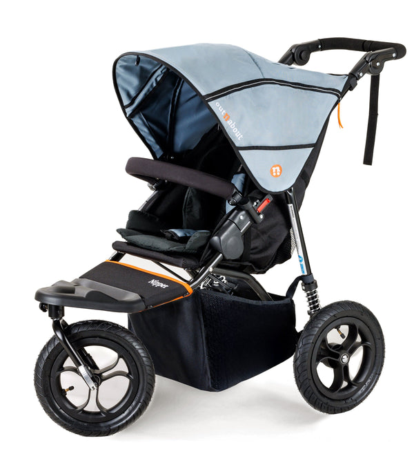 Out n About Pushchairs Out n About Nipper V5 Single Pushchair - Rocksalt Grey