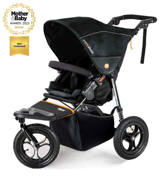 Out n About Pushchairs Out n About Nipper V5 Single Pushchair Starter Bundle - Summit Black