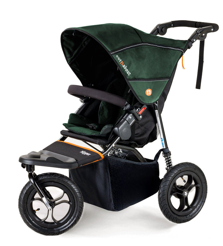 Out n About Pushchairs Out n About Nipper V5 Single Pushchair Starter Bundle - Sycamore Green