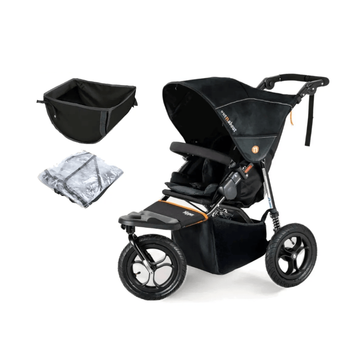 Out n About Pushchairs Out n About Nipper V5 Single Pushchair - Summit Black