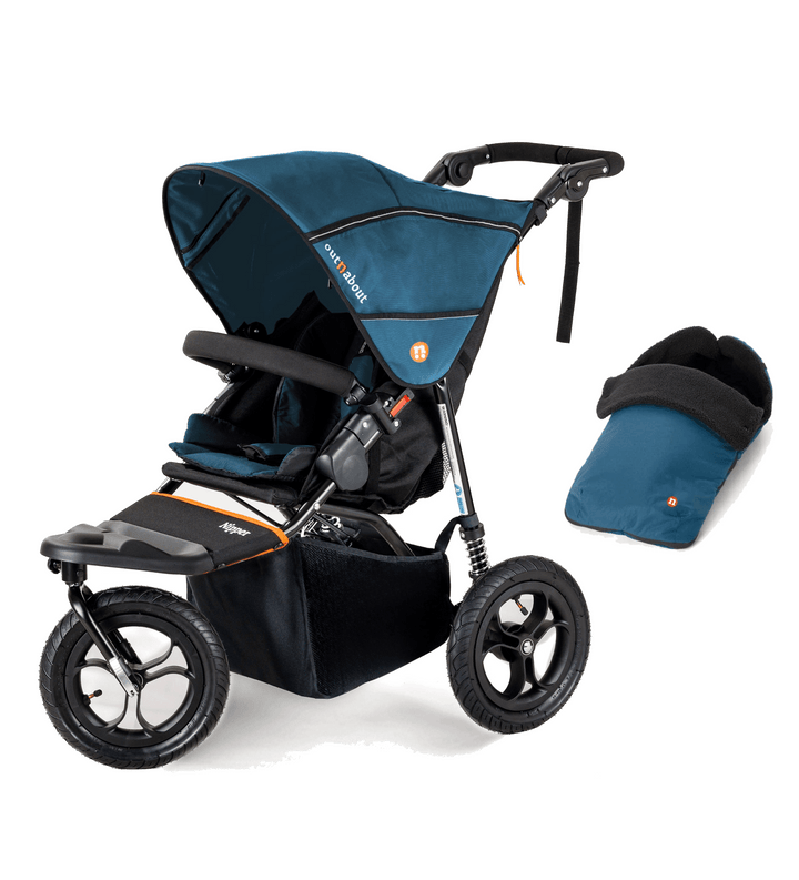 Out n About Nipper V5 Single Pushchair with Footmuff Highland