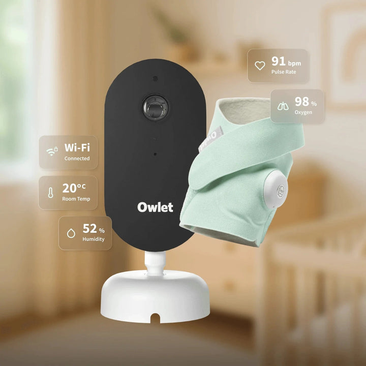 Owlet Baby Monitor Owlet Dream Duo (Sock + Sight) - Dusty Rose