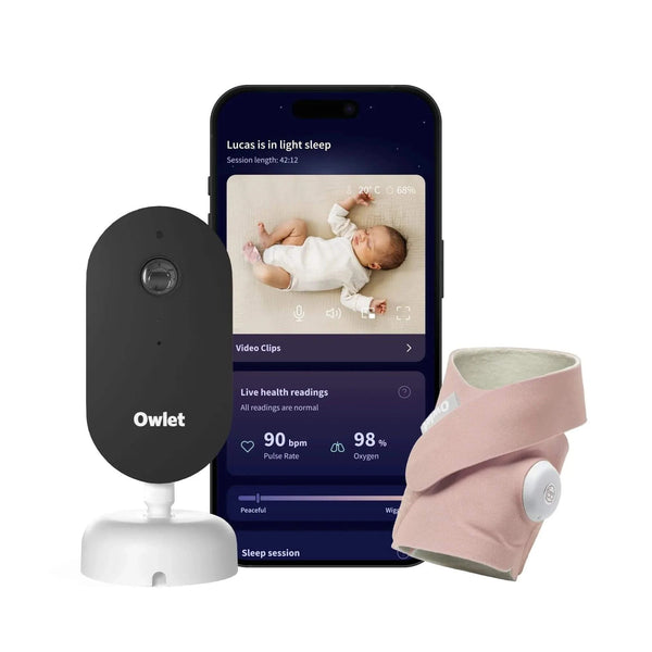 Owlet Baby Monitor Owlet Dream Duo (Sock + Sight) - Dusty Rose