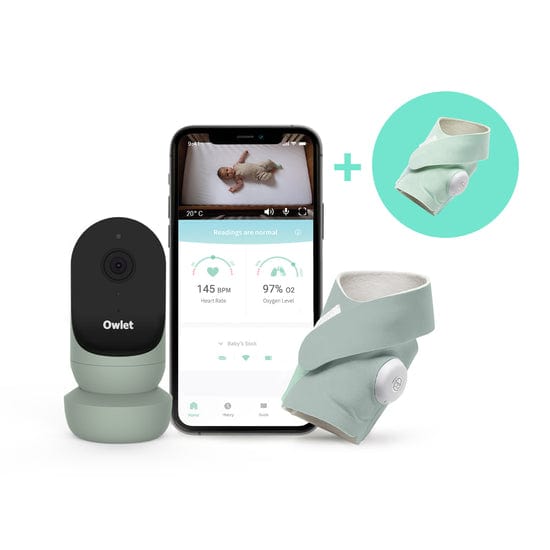 Owlet Baby Monitor Owlet Monitor Duo Bundle (Smart Sock 3 + Cam 2) - Sleepy Sage (Sage Cam)