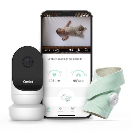 Owlet Baby Monitor Owlet Monitor Duo (Smart Sock 3 + Cam 2) - Mint