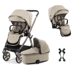 Oyster double pushchairs Oyster 4 Double Stroller - Buttermilk